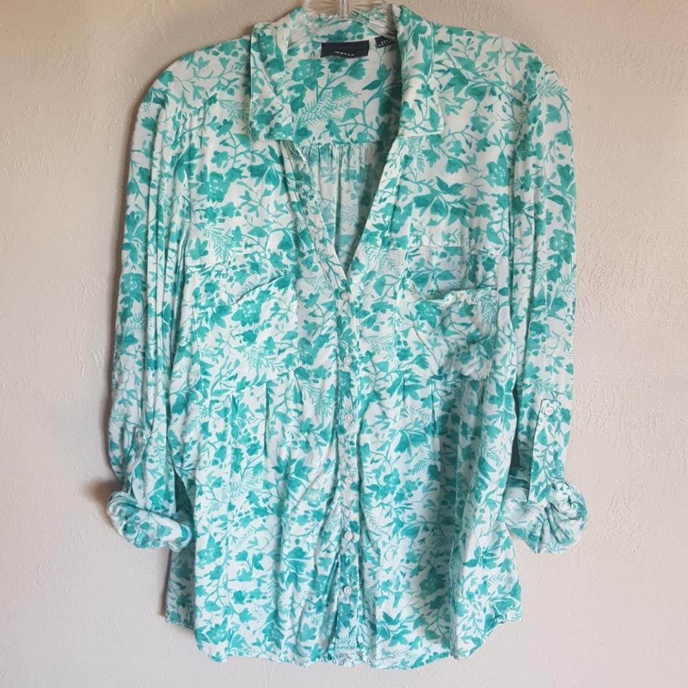 Anthro Maeve Islet button down top